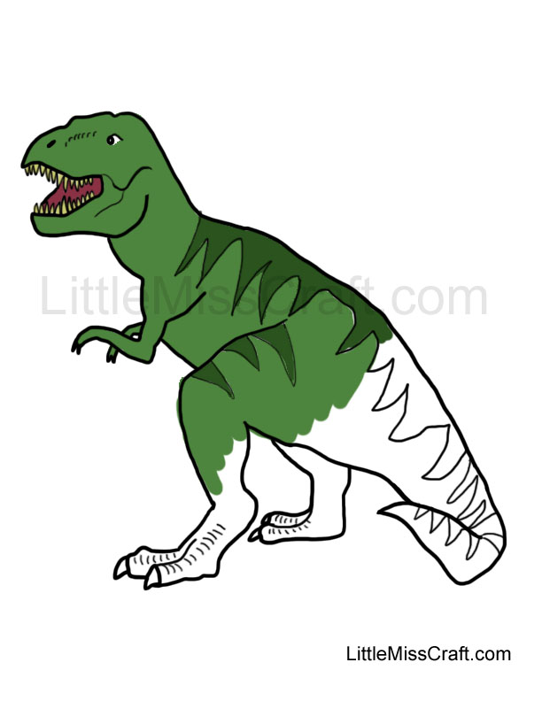 Crafts - Tyrannosaurus Rex Coloring Page